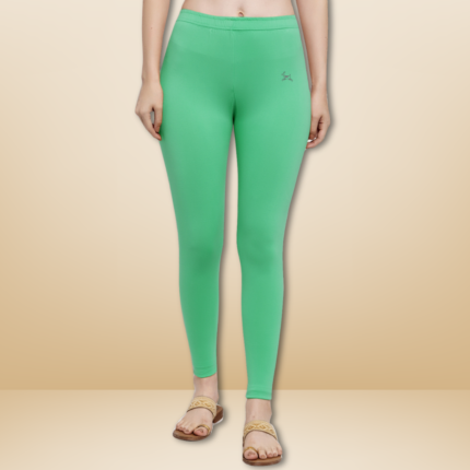 Trend Level Women Solid Premium Cotton Ankle Length Leggings | Mid-Waist | Fashionwear-Rama 64